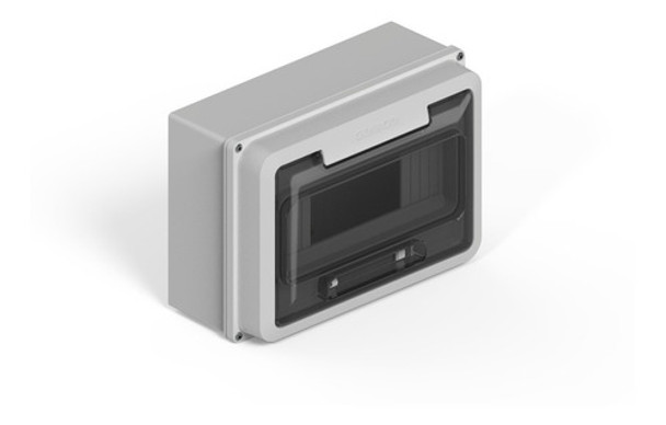 Caja P/termicas 9 Mod Din Ip65 Gris Genrod 160900g 0