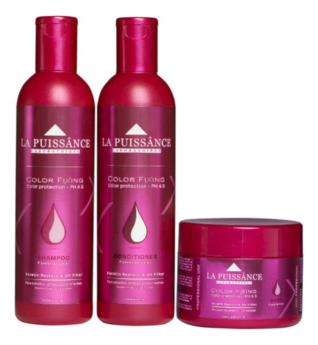 Kit La Puissance Color Shampoo + Acondicionador + Máscara 0