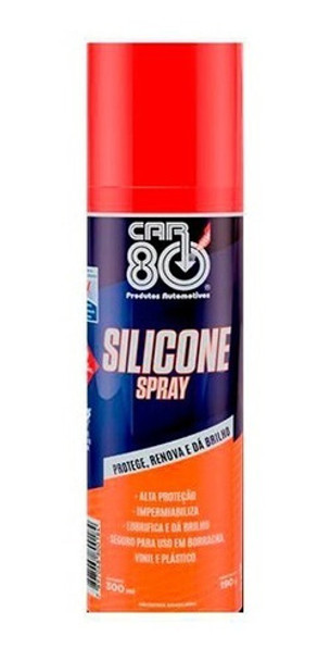 Kit C/ 3 Silicone Spray Lubrificante 300ml Car80 0