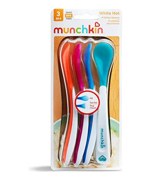 Colheres Termômetros Para Bebês Munchkin® White Hot® Com 4 0
