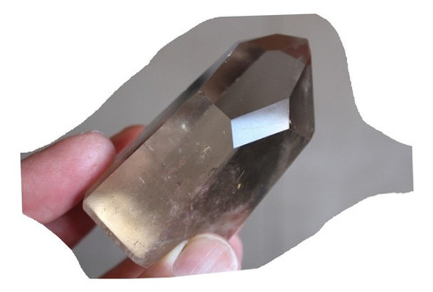 Cuarzo Ahumado Punta Maestro Canalizador - Altura 7,0 Cms 0