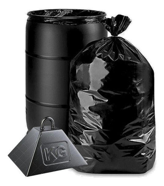 50 Bolsas Consorcio Ultra Pesada Residuos 80x110 100 Mic 0