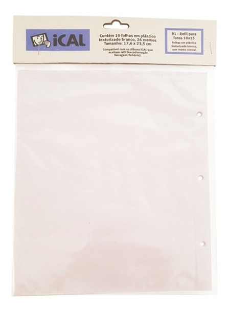 Kit Com 2 Refil R1 10x15 10 Uni Ical Memo Central 0