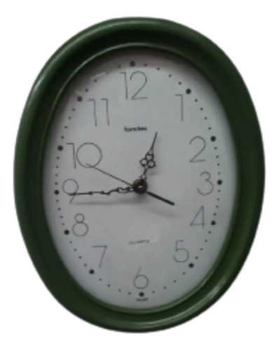 Reloj De Pared Madera Formitex Verde Fondo Banco 0