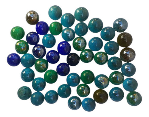Bolitas Brillantes Y De Diferntes Colores. 50 Canicas. 0