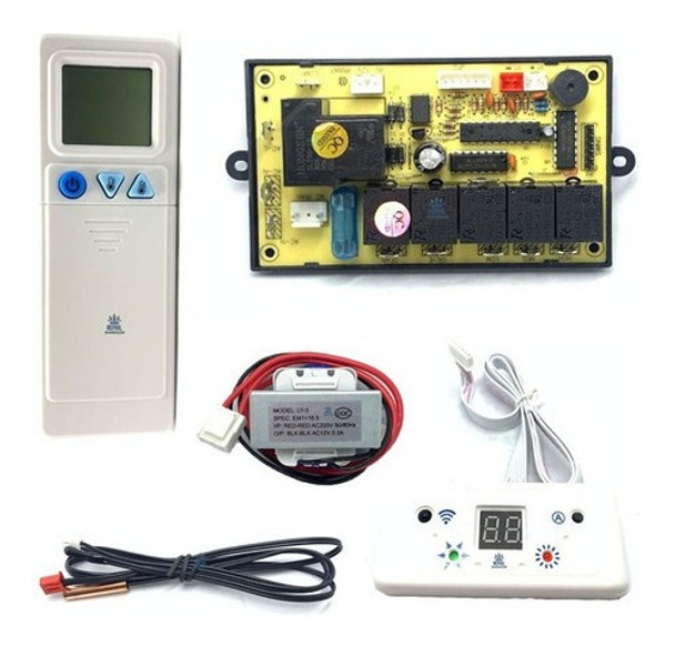 Plaqueta Universal Aire Acondicionado Display Qdu08 C/ Relee 0