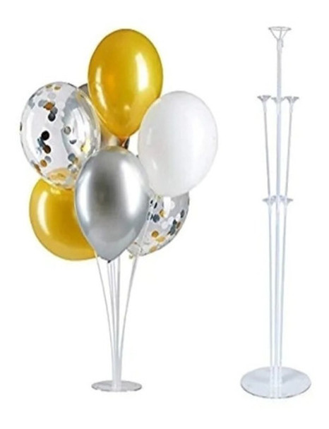 Base Acrílica Decorativa Para 7 Globos Unidad 0