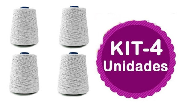 Kit 4 Barbante Para Artesanato Branco Alvejado Numero 6 0 Kit 4 Barbante Para Artesanato Branco Alvejado Numero 6 0