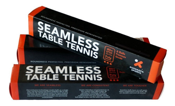 Pelotas De Ping Pong Xushaofa Aprobadas Ittf Poly Seamless 0