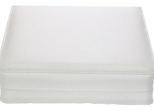 Color Cuadrado Blanco Piel Sintetica Collar Caja De Regalo 0