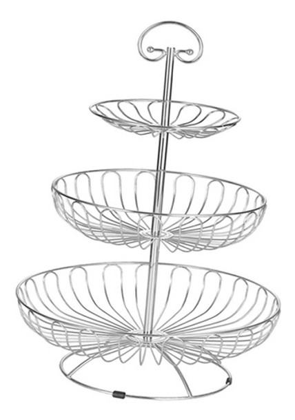 S De De 3 Camadas, Fruteira De Aço Inoxidável, Útil Para 0 S De De 3 Camadas, Fruteira De Aço Inoxidável, Útil Para 0