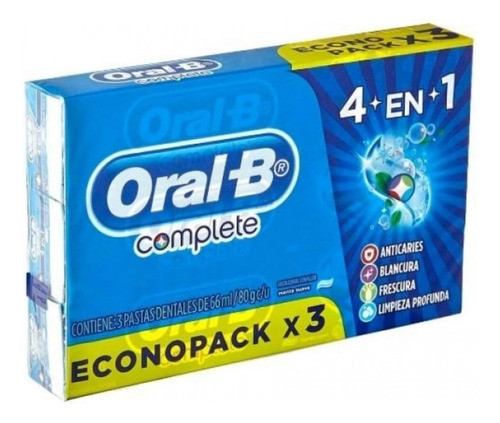 Oral B Pasta Dental Pack X3 X 80g C/u 0
