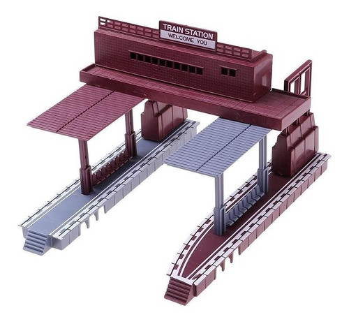 1:87 Modelo De Estação De Trem Modelo De Medidor De 0