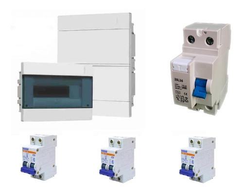 Pack 1 Tablero Comp. Hager+3 Térmicas Sassin+1 Dif Sassin 0