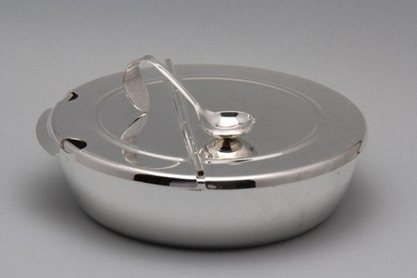 Azucarera Quesera  C/ Cuchara Metal Silver Plated 0