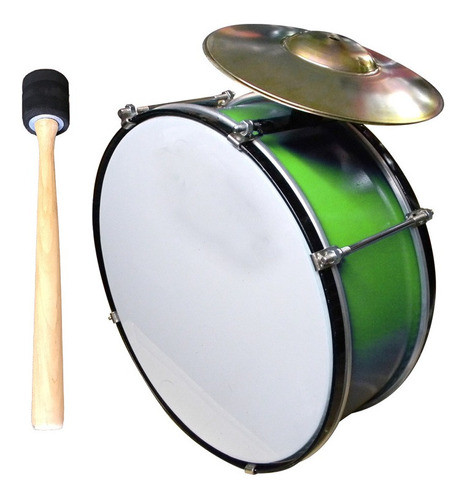 Bombo Murga Mini Racker Sl-c/platillo-14 Mediano Completo 0