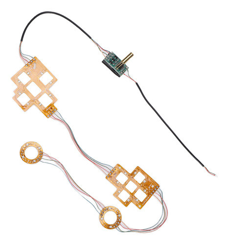 Botões Abxy Direction De Substituição Da Placa Led Do Contro 0