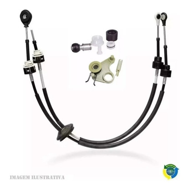 Kit X 2 Cables Selectora Cambios +reparacion Corsa Agile Fun 0