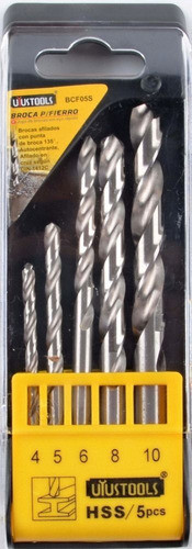 Kit Juego 5 Piezas Mechas Para Metal Free One 0