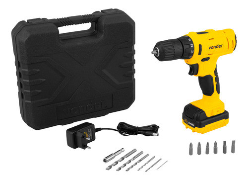 Parafusadeira/furadeira A Bateria Vonder Pfv120 12v Bivolt 0