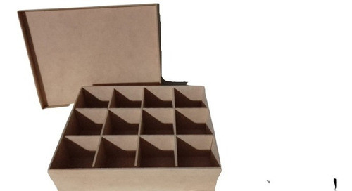 Caja De Te Tapa Suelta X  12 Div Sin Visor   Morema Trece 0