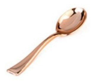 Mini Colher Premium Rose - 20 Unidades - Silver Festas 0