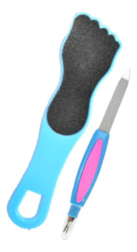 Kit Exfoliador Doble + Lima Pies Belleza Premium 0