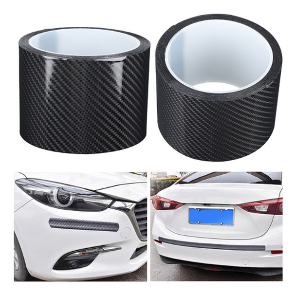 Película Protetora De Fibra De Carbono Preta Car Door Edge G 0
