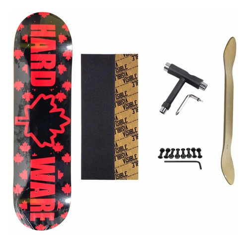 Shape Skate Maple 8.0 + Lixa Visible + Chave T 0