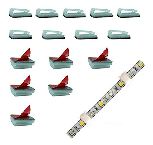 Clips De Montaje De Luz De Tira De Led, 100 Piezas De 11 Mm 0