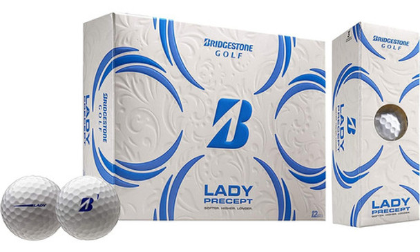 Mx Seven Bridgstone Golf Lady Precept Blanco (una Docena) 0