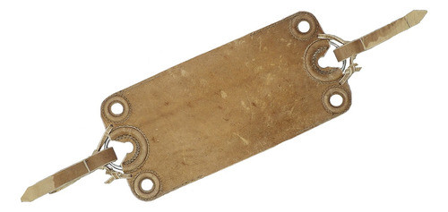 Encimera Cuero Crudo 6 Argollas Con Correones Crespo 0