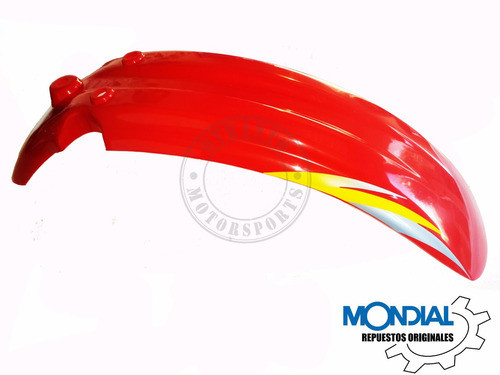 Guardabarros Delantero  Mondial Td 200 K Rojo 0