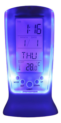 Cool Digital Backlight Led Display Table Alarm Clock Snooze 0