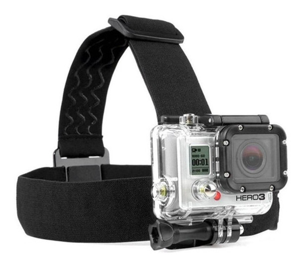 Suporte Faixa De Cabeça Head Strap Capacete Gopro Sjcam Eken 0