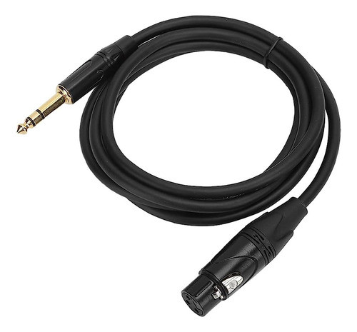 Cable 1/4 Dorado A Cannon Jack 1 Metro ( 028-146) 0