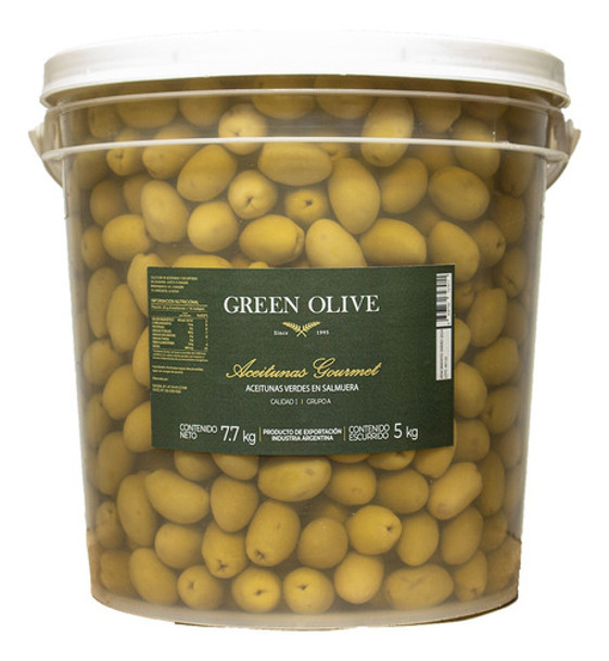 Aceitunas Verdes N° 00 X 5 Kg. Balde 0