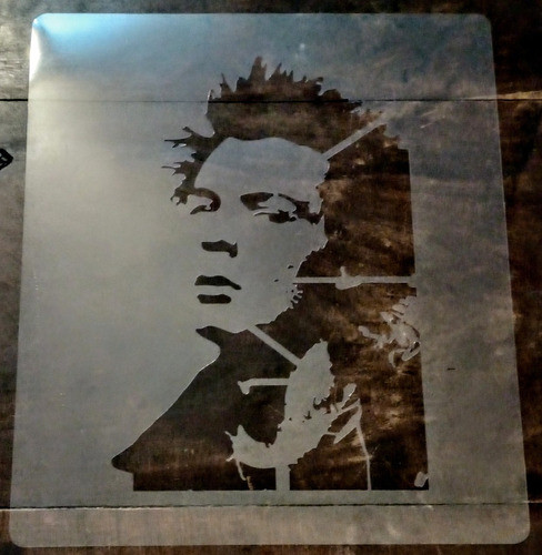 Stencil Plantilla Sid Vicious 27cm X 41,2cm  Personalizados 0
