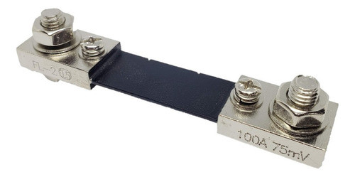 Shunt 100a 75mv Sensor Corriente Resistor Medidor Intensidad 0