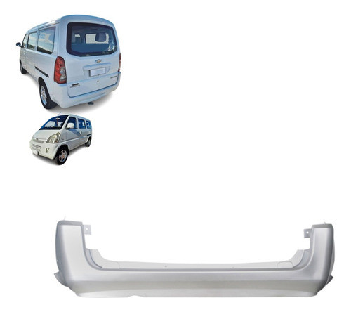 Paragolpe Trasero Chevrolet N300 2012- 0