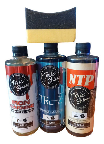 Toxic Shine Combo Especial Para Ruedas Ntp + Aplicador 0
