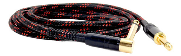 Cable Guitarra Electrica Bajo Plug De Lujo Textil 15 Mts 0 Cable Guitarra Electrica Bajo Plug De Lujo Textil 15 Mts 0