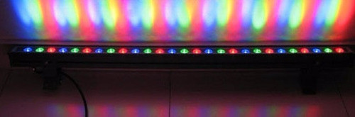 Reflector Barra Led Exterior De Colores Jardín 220v 0