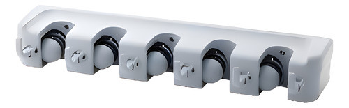 Organizador De Cabos Para Pared 5 Posiciones Gris 0