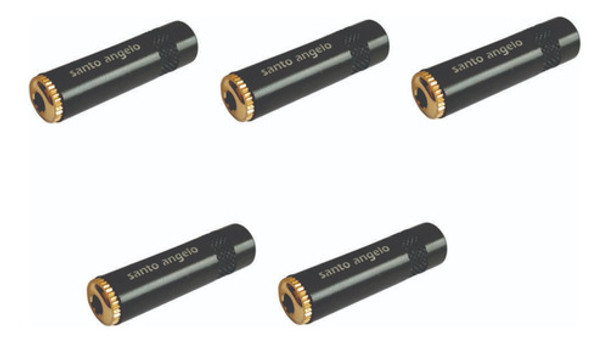 Kit 5  Plugs Jack P2 Fêmea Stereo Sas - Santo Angelo 0