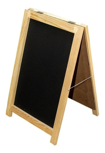 Cartel Pizarrón Doble 0,82 X 0,49 0