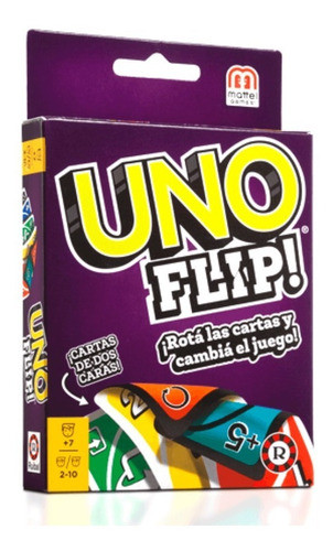 Juego De Cartas Uno Flip Ruibal 0