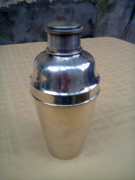 Antigua Coctelera Bañada En Plata Toledo N°5 - Sellada 0