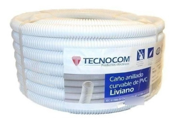 Caño Corrugado 2  Liviano X Metro Tecnocom 0