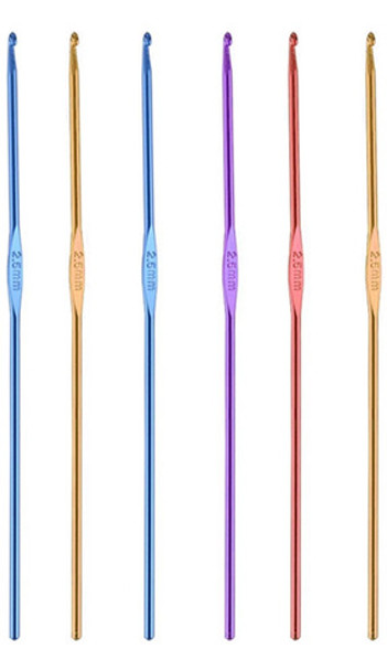 Agulha Croche Barbante Ut.087 2.5mm C/12 0